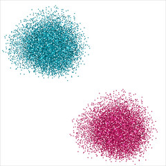 Pink and blue glitter background, shiny texture - 120689620