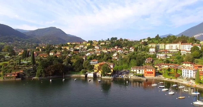 Aerial 4k - Pescallo - Bellagio - Lago di Como (IT)
