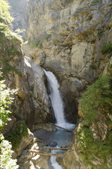 Obraz premium Wasserfall in der Galitzenklamm