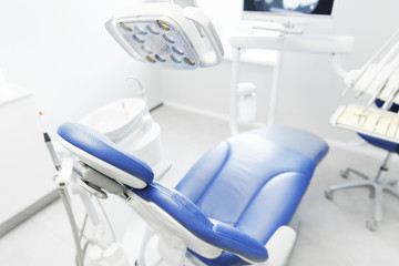 interior of new modern dental clinic office