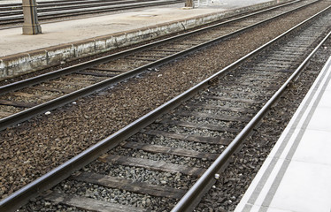 Fototapeta premium Train tracks