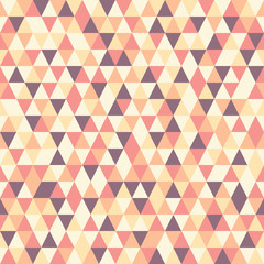  Color background with random triangle.