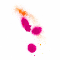 Abstract Colorful Splashes. Vector Background