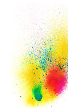 Abstract Colorful Splashes. Vector Background © shtiel
