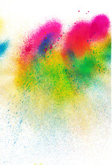 Fototapeta premium Abstract Colorful Splashes. Vector Background