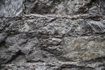 close up of old brick or stone wall background