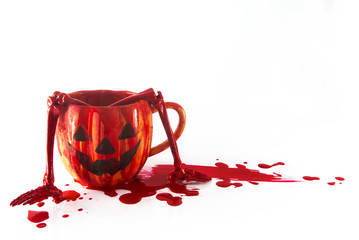 bone leg in halloween bleed cup