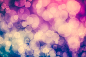 Christmas New Year background. Purple bokeh abstract background.