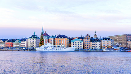 Obraz premium winter morning in Stockholm, Sweden