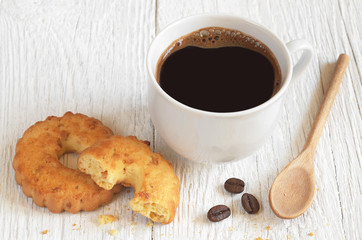 Coffee with cookies