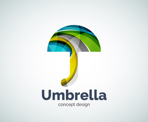 Vector umbrella logo template