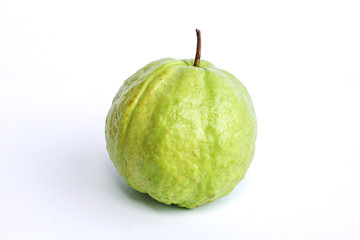 guava fruit on a white background.