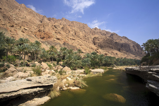 Oman, Wadi Shab Oasis