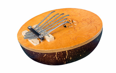 Kalimba On A White Background
