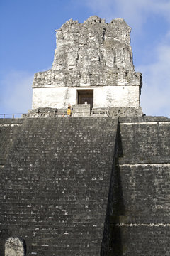 Guatemala, El Peten, Tikal, Gran Plaza, Temple 11
