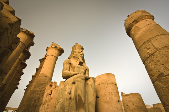Colossus statue, Luxor Temple, Luxor, Egypt