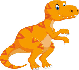 Fototapeta premium Tyrannosaurus cartoon