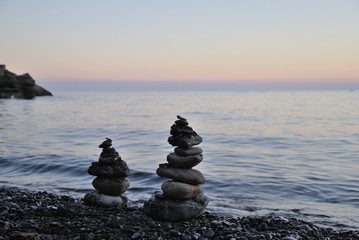Tramonto in spiaggia