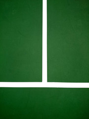 Lines on a tennis court