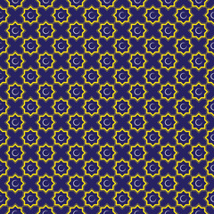 Seamless patterns. Background with seamless pattern in islamic style. Vector illustration