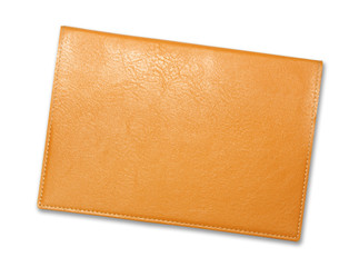 Notebook on a white background