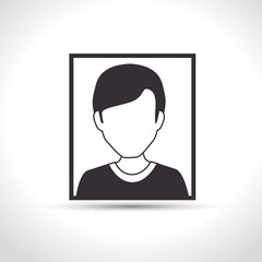 icon character upload process design isolated vector illustration eps 10