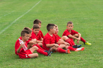  Boys kicking ball