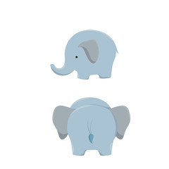 icon elephant design isolated vector illustration eps 10