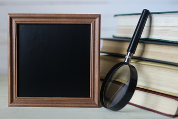 frame for text books and watch
