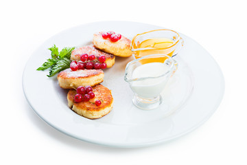 Pancakes with berry