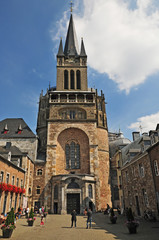 Naklejka na ściany i meble Aquisgrana (Aachen), duomo e cappella Palatina - Germania