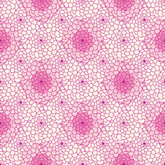 Seamless pastel vintage dotted pattern