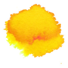 Colorful abstract watercolor texture with splashes and spatters. Modern creative watercolor background for trendy design.