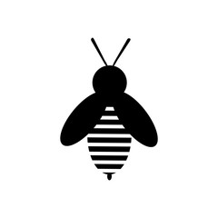 Bee icon. Vector illustration