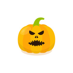 Halloween Pumpkin vector icon.