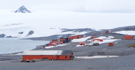 antarctica landscape background view