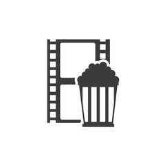 tape record with cinematographic icon vector illustration design