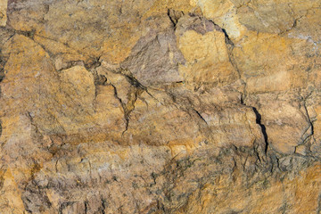 Background and texture - quarry, stone, rock face.