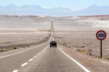 Fototapeta premium Road through the desert