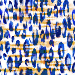watercolor leopard spots ~ seamless background