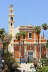 Fototapeta na wymiar St. Peter's Church, Jaffa, Tel Aviv, Israel