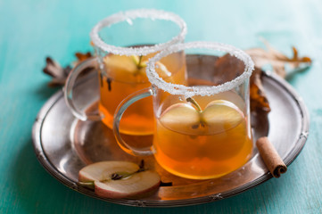 Apple cider or fruit tea