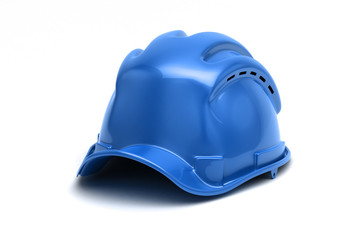 Fototapeta premium Blue construction hat