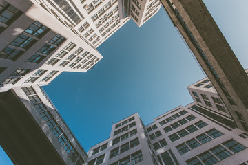State Industry Building (the Palace of Industry) or "Gosprom" built in Construction Art  style in 1926. Kharkov, Ukraine