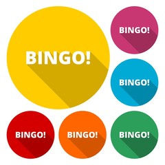 Bingo Icon Vector. Vector illustration.