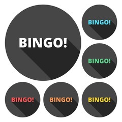 Bingo Icon Vector. Vector illustration.