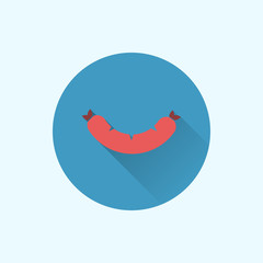 Obraz premium sausage icon. flat style