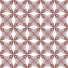 Vintage Retro floral ornament pattern. Vector abstract decor for backgrounds, texture, fabric, textile, cards. taupe color