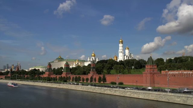 Kremlin Moscow time lapse