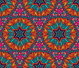 abstract vibrant geometric seamless pattern 